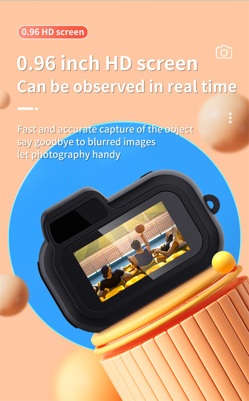 Retro Mini Camera with Screen Indoor Home Outdoor 1080p - Image 9