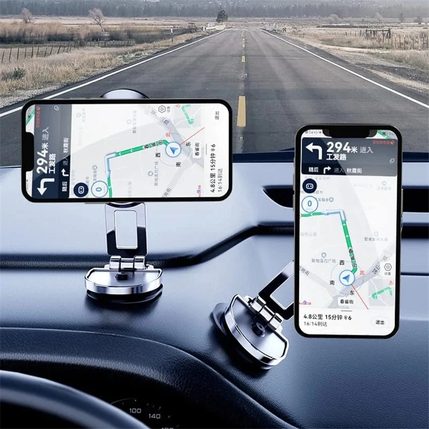 Rotate Metal Magnetic Car Phone Holder Foldable - Image 6