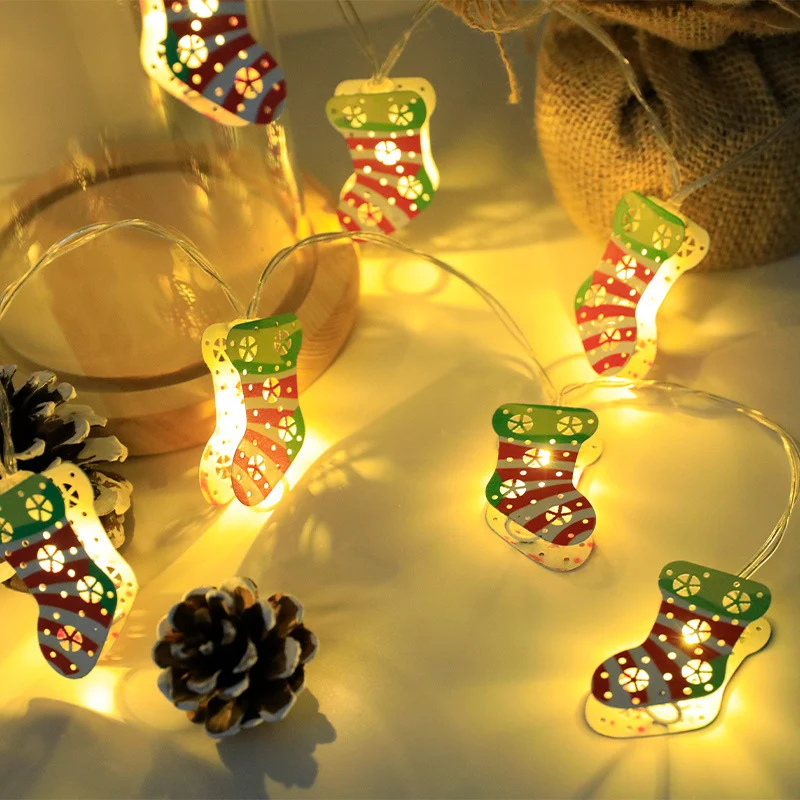 Christmas LED Light String Santa Claus Elk Snowman Xmas - Image 8