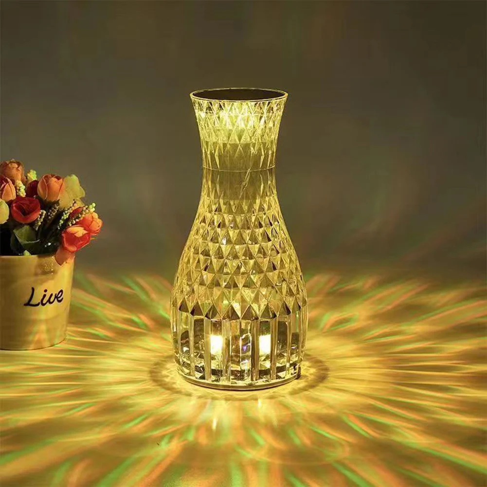 Vase Shape Atmosphere Crystal Lamp Romantic Bedside - Image 8