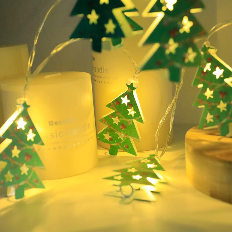 Christmas LED Light String Santa Claus Elk Snowman Xmas - Image 4