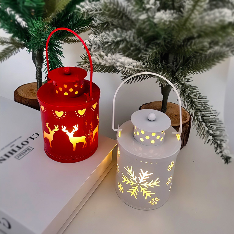 Christmas Candle Lights LED Small Lanterns Wind Lights - Image 4