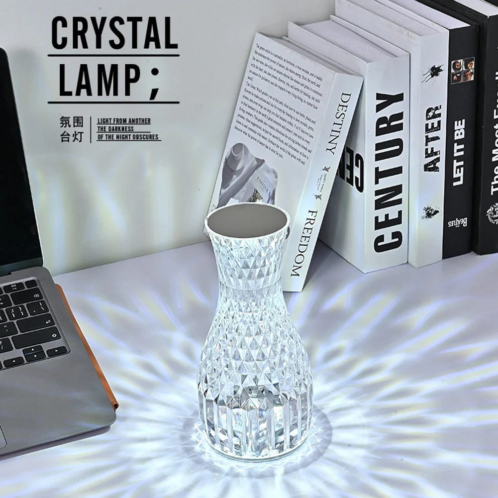 Vase Shape Atmosphere Crystal Lamp Romantic Bedside - Image 9