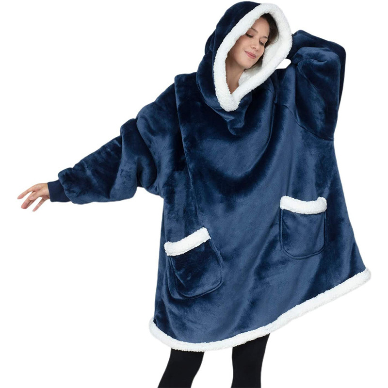 Winter TV Hoodie Blanket Winter Warm Home Clothes Women - Image 9