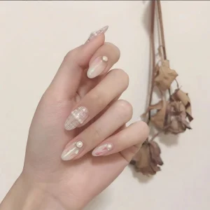 Cute and Sweet Luxury Hand-made Press on Nails 30pcs in