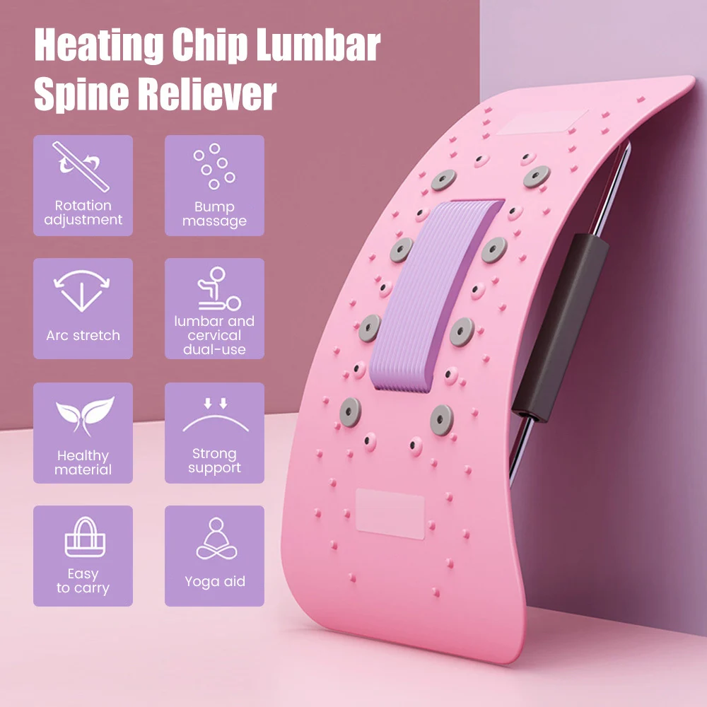Back Cracker Back Massager Lumbar Neck Stretcher Spine - Image 3