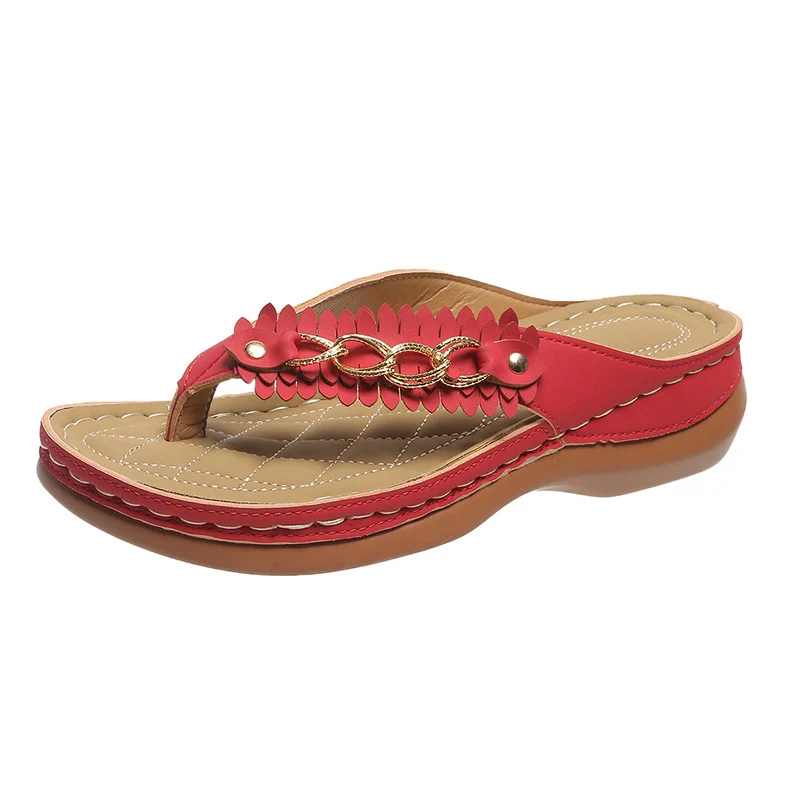 Summer Women Wedge Sandals with Chain Anti-Slip - Image 8