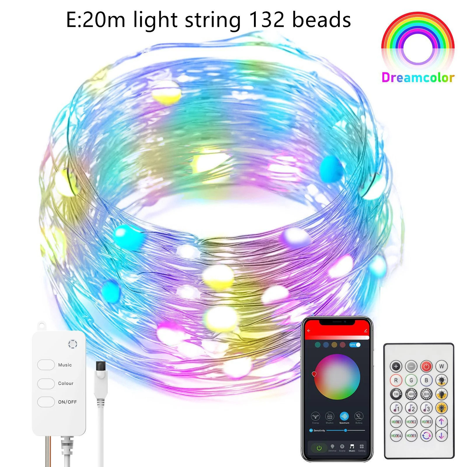 Smart LED String Lights Dancing with Music Sync - Image 7