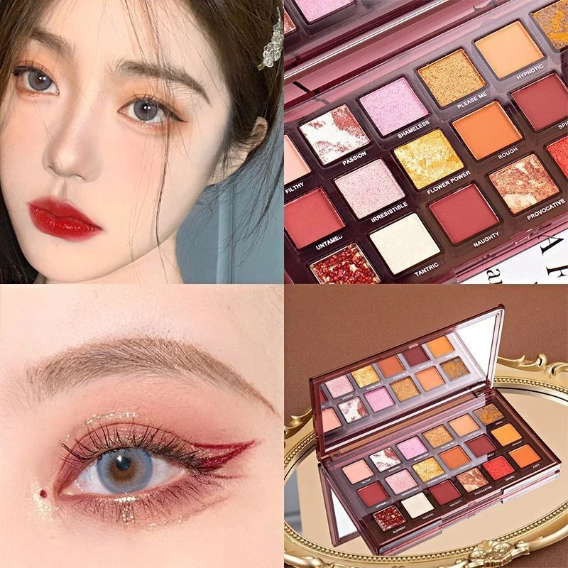 Makeup Palette 18 Color Eye Shadow Matte Bead Lazy Eye - Image 5