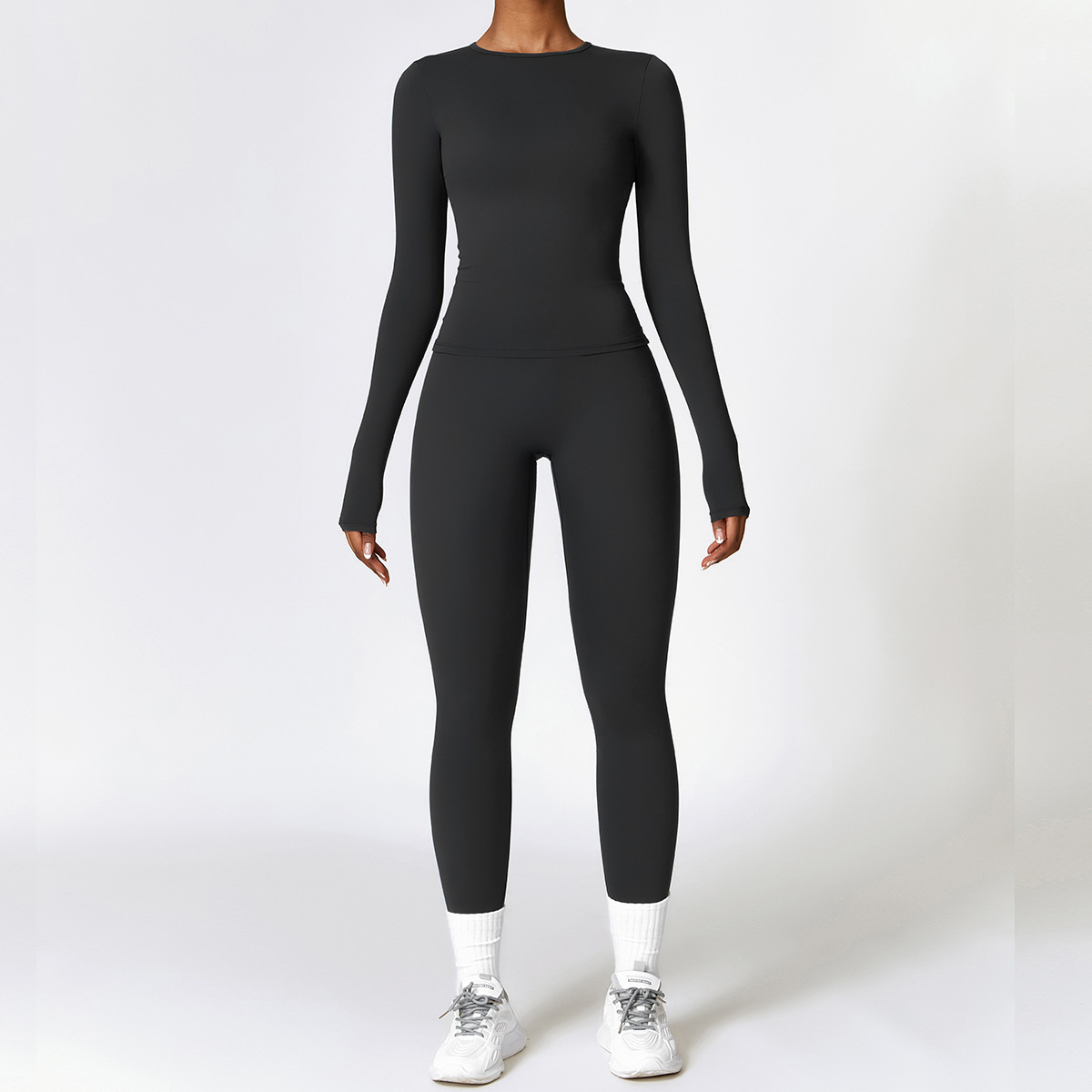 Tight-fitting Brushed Yoga Suit Quick-drying Fitness - Image 6