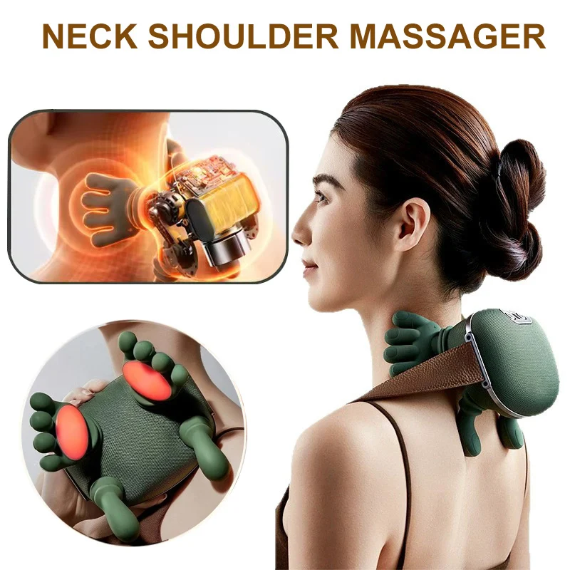 Electric Neck and Shoulder Muscle Massager Wireless - Image 3