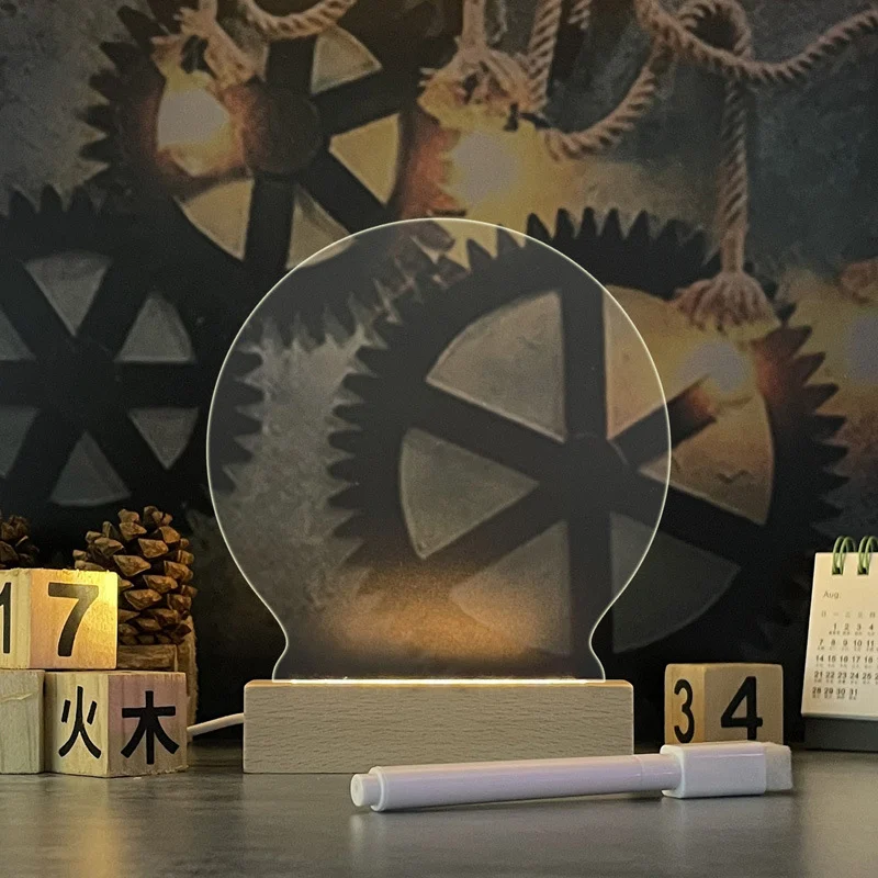Creative Note Board Creative Led Night Light USB - Image 2