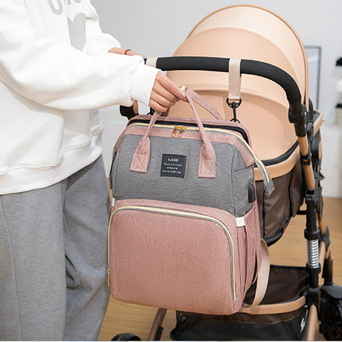 Mummy Baby Crib Backpack Large Capacity Out Milk - Image 3