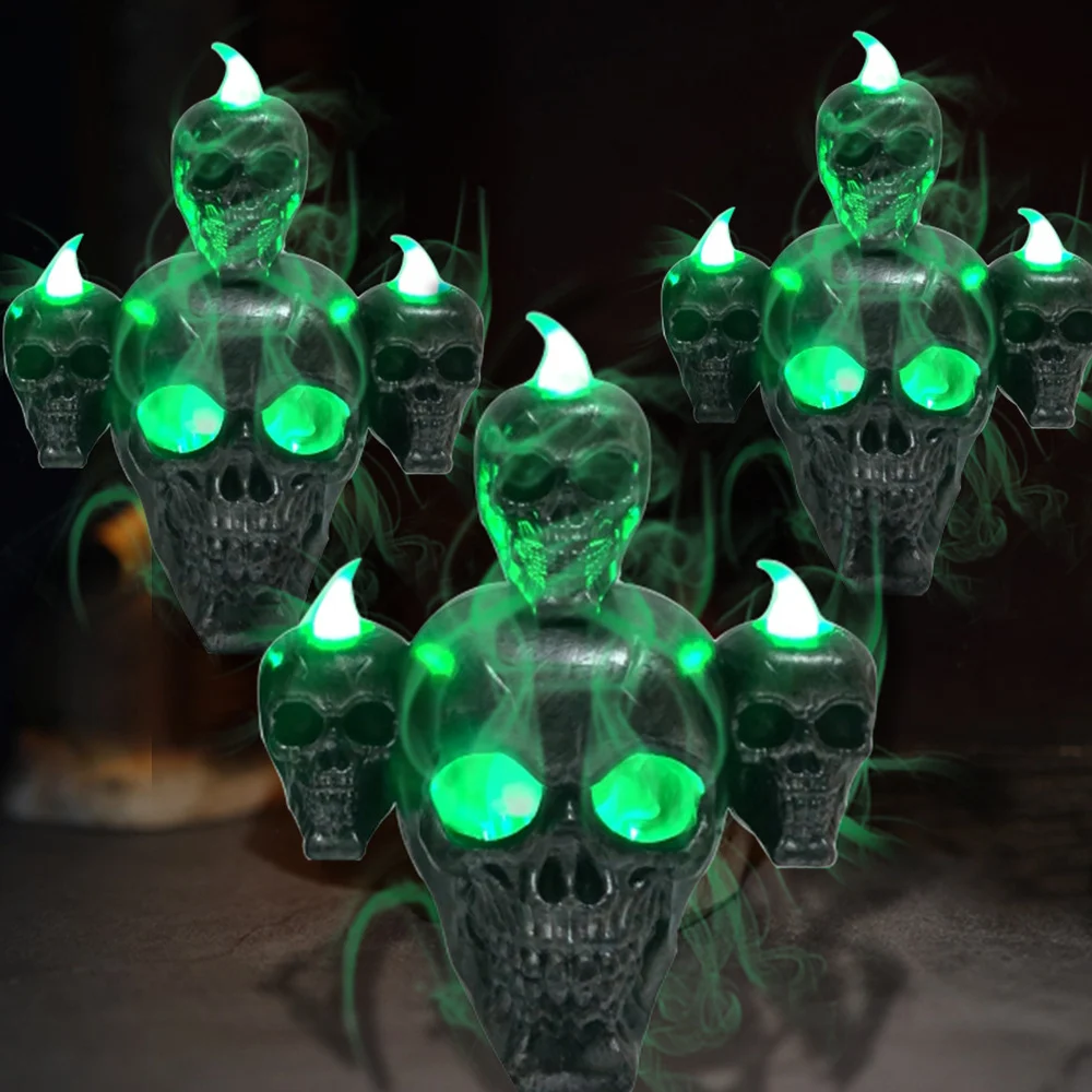 Halloween Decoration Halloween Skull with Lights - Image 3