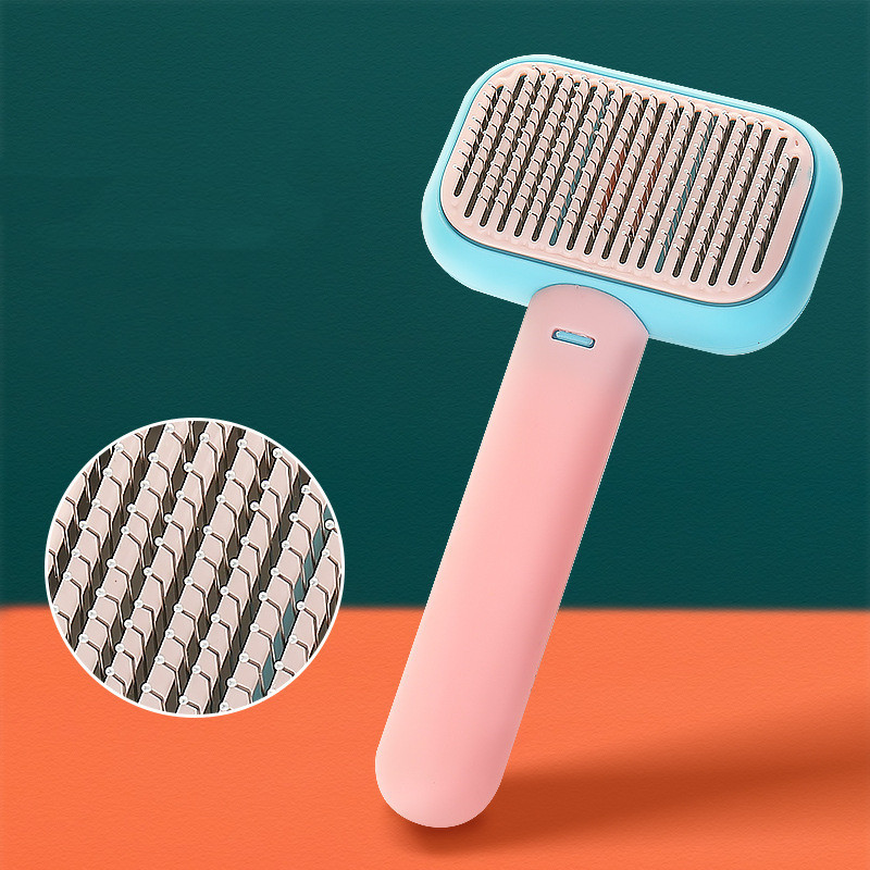 Pet Cat Dog Hair Brush Hair Massage Comb Open-Knot - Image 5