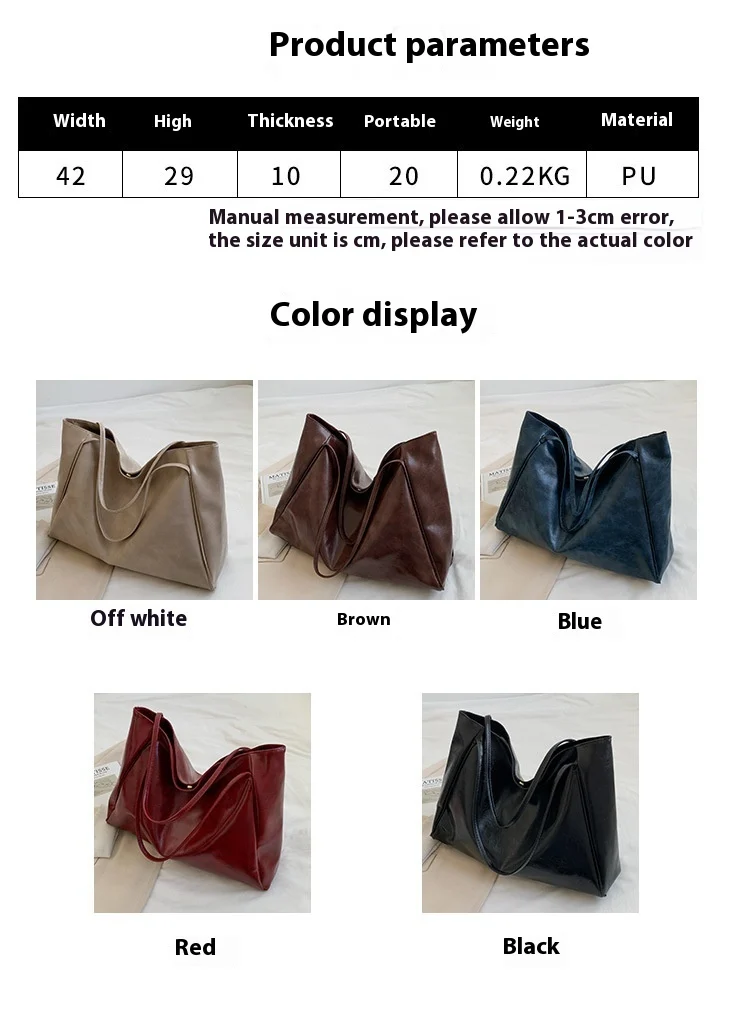Vintage Women's Tote Bag Athletic Casual Fashion Large - Image 3