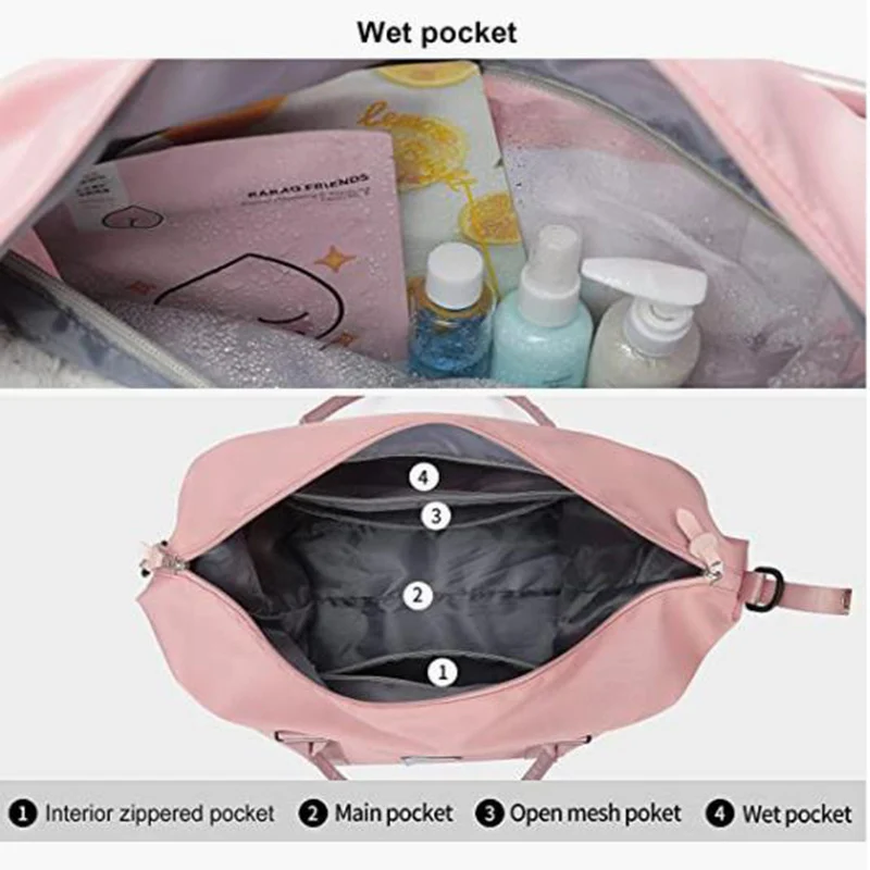 Travel Duffel Bags Sports Fitness Gym Tote Bag Women - Image 10