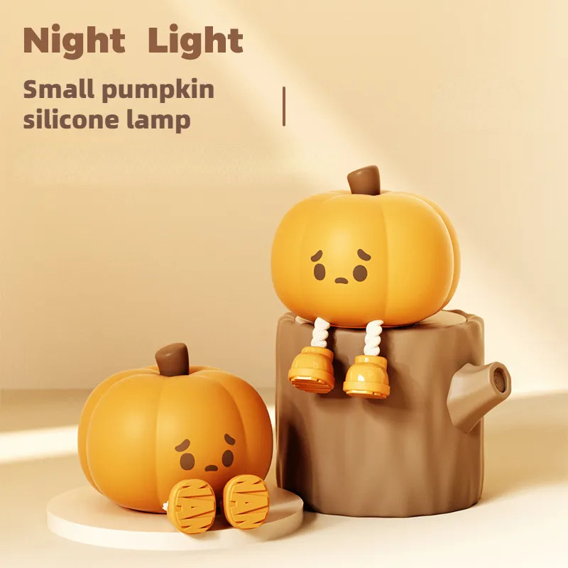 Home Decor Halloween Pumpkin Night Light Cute Soft - Image 3