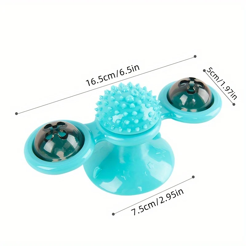 Windmill Cat Toys Cute Rotating Interactive Cat Toy - - Image 9
