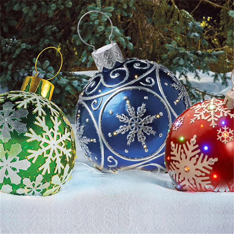 Christmas Ornament Ball Outdoor Pvc 60CM Inflatable - Image 5