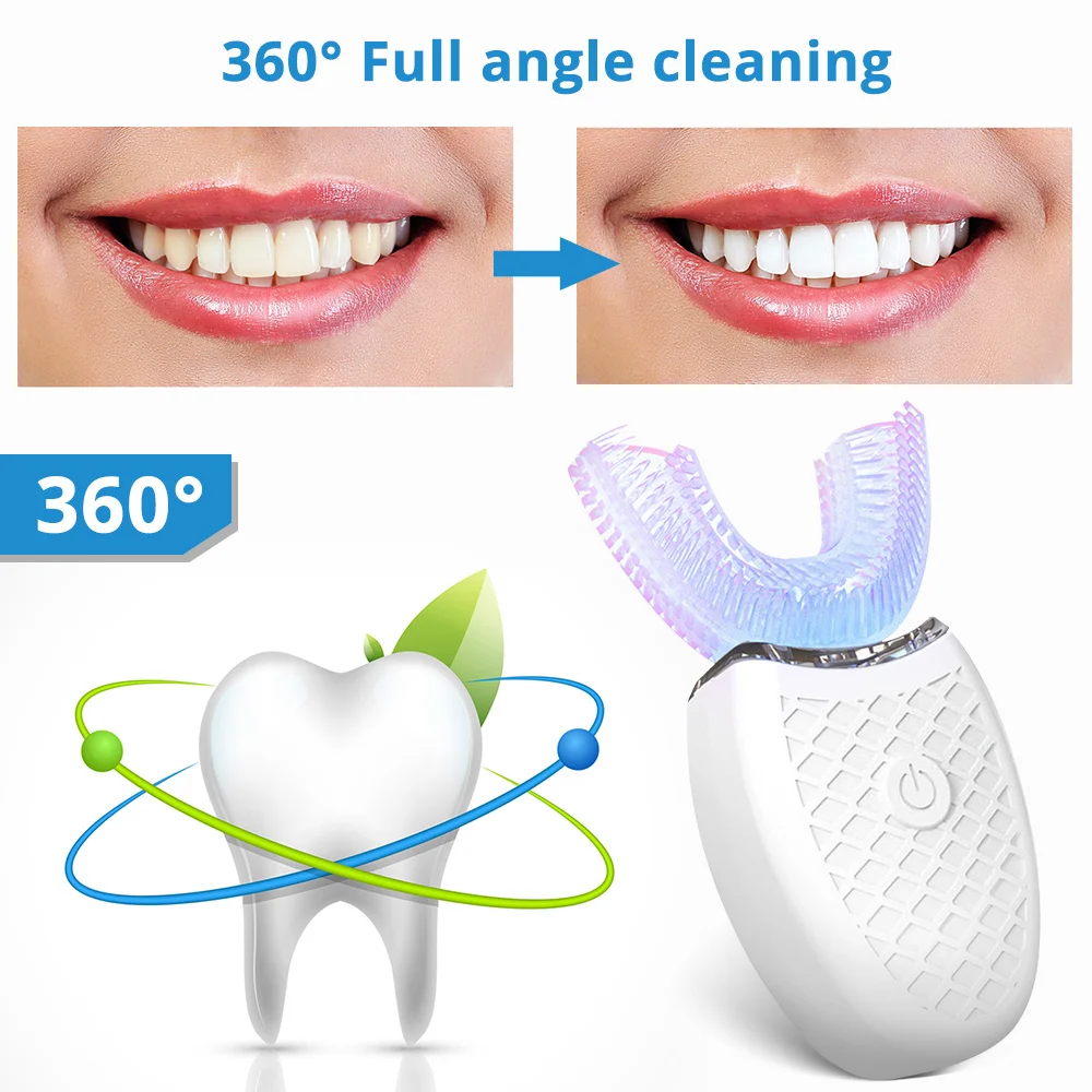 Electric Children's Toothbrush U-shaped Toothbrush Is