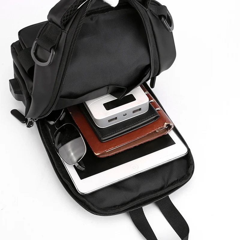 Multifunction Bags for Men Nylon Backpack Crossbody - Image 9