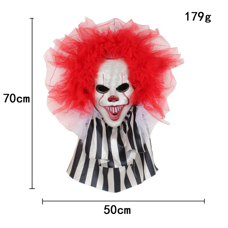 Halloween Horror Clown Wreath Door Hanging Wreath - Image 6