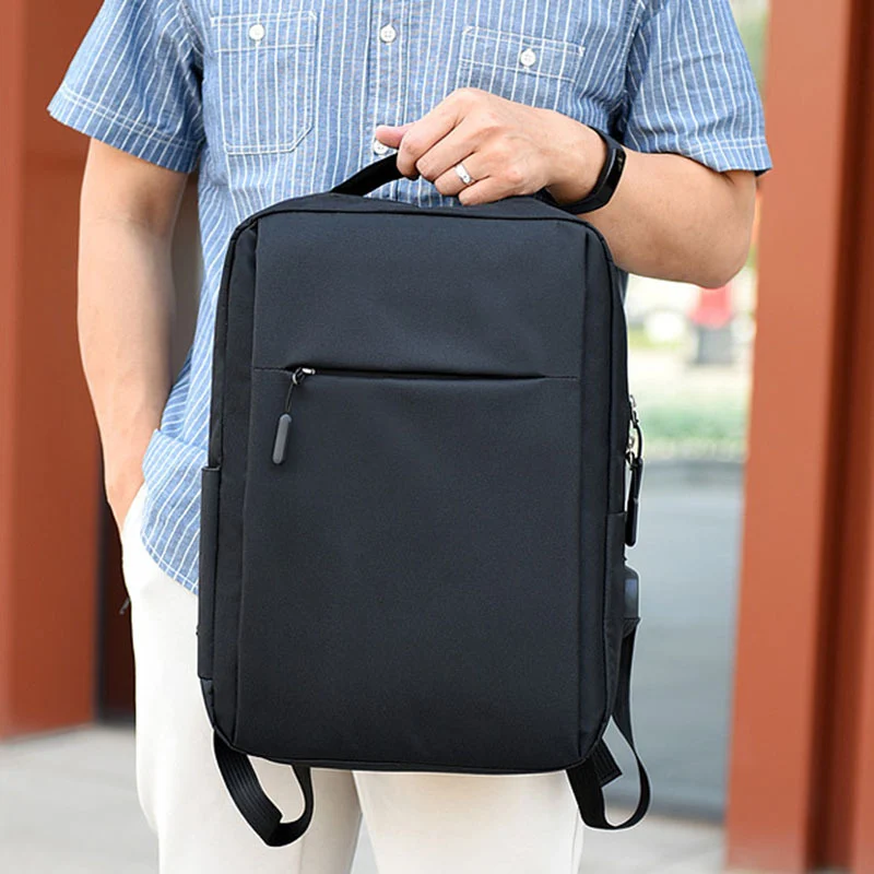 Laptop Backpack with USB Design Business Bags Men - Image 3