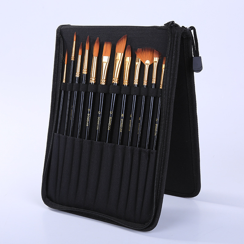 Black Rod Canvas Bag with Scraper - Image 6