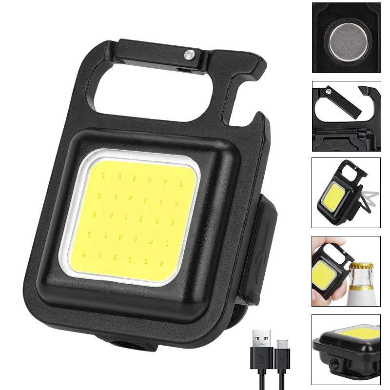 Outdoor USB Mini Alloy Keychain Light Home Emergency - Image 3