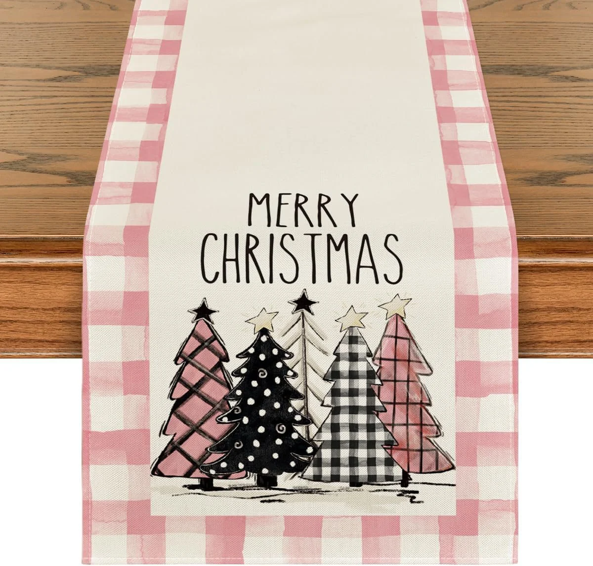 Christmas Trees Merry Xmas Table Runner - Image 9