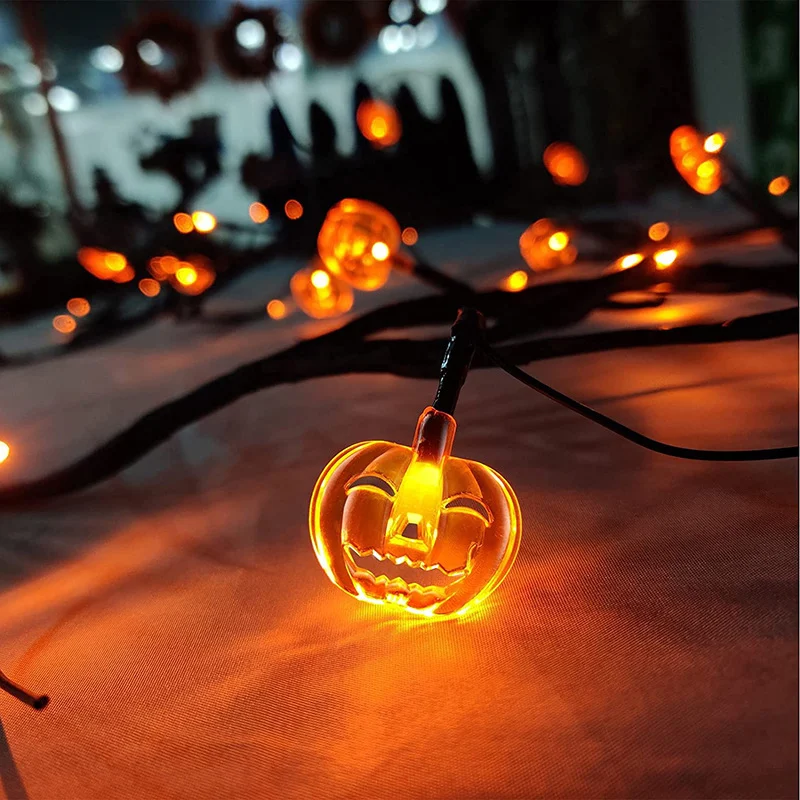 Halloween LED Willow Vine String Light Cool Cartoon Bat - Image 3