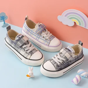 Barba Duck Children Girls Casual Striped Sneakers