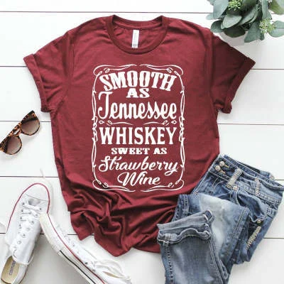 Ladies Blouse Letter Printing Round Neck Short-sleeved T-Shirt Women - Image 7