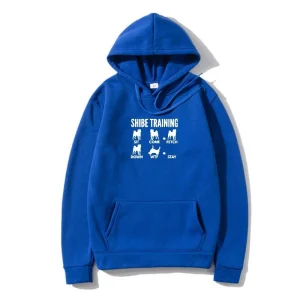 Training Dog Hoodie Sports Men Streetwear