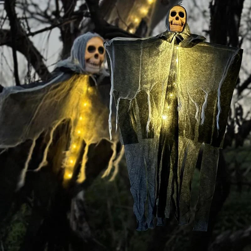 Halloween Decorations Horror Hanging Ghost Skull - Image 3