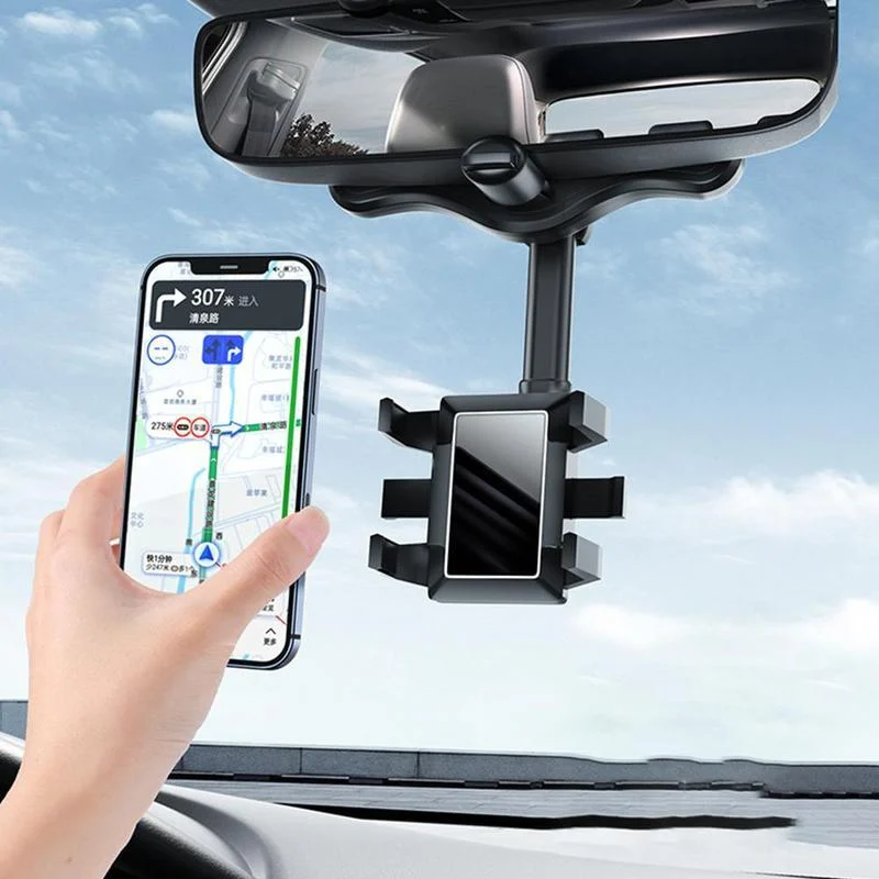 Rearview Mirror Phone Holder for Car Rotatable and - Image 8