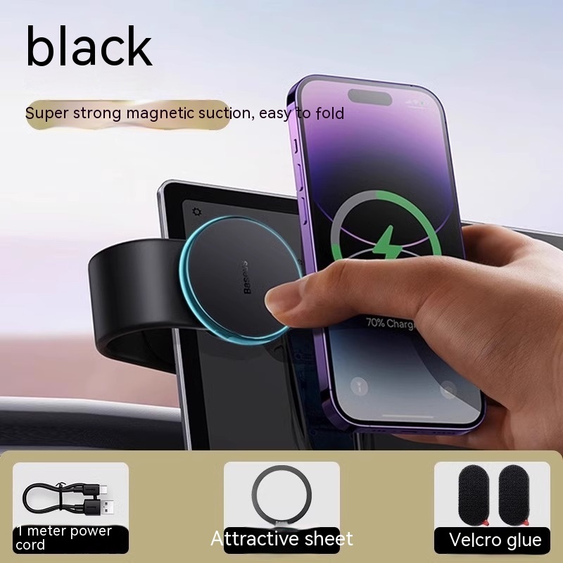 Magnetic Car Phone Holder with 15W Wireless Charger - Image 10