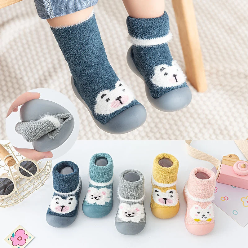 Baby Toddler Autumn and Winter Fleece-lined Children