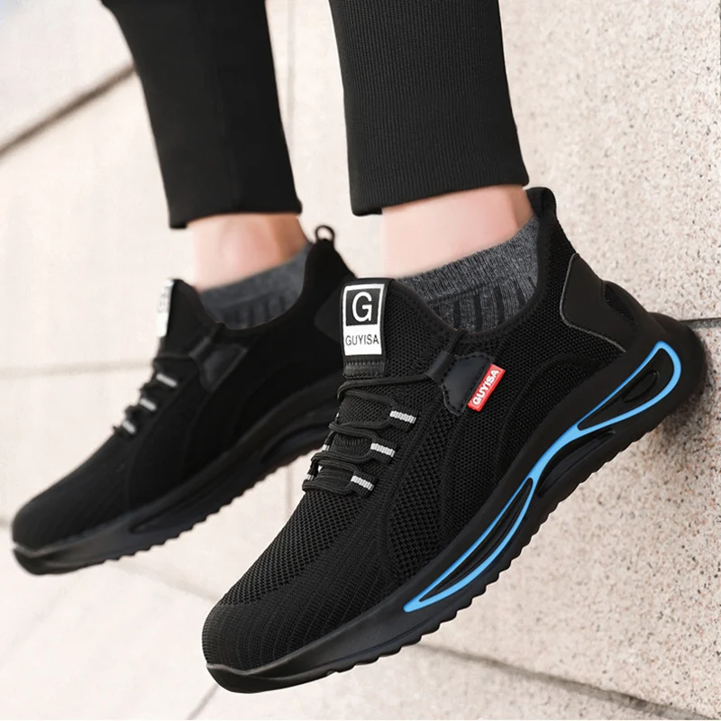 Steel Toe Shoes for Men Work Safety Shoes Nonslip - Image 2