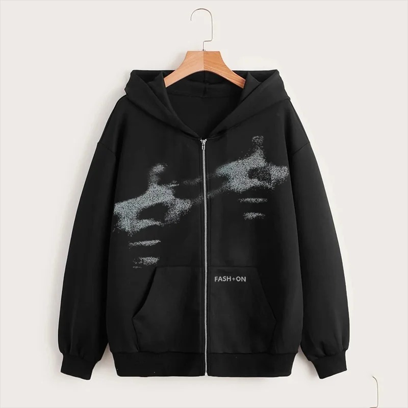 Men Women Y2K Clothing Zip Hoodie Fashion - Image 5
