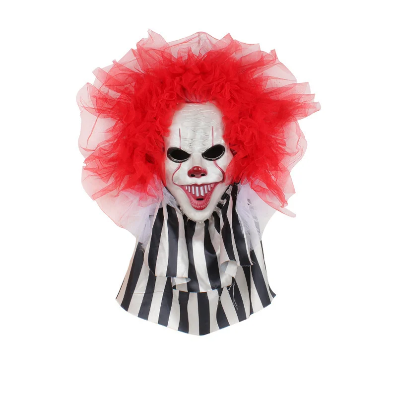 Halloween Horror Clown Wreath Door Hanging Wreath - Image 2