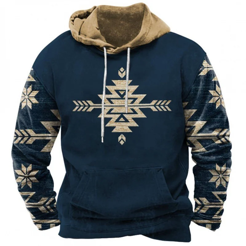 Fashion Trendy Printed Hoodie Men - Image 3