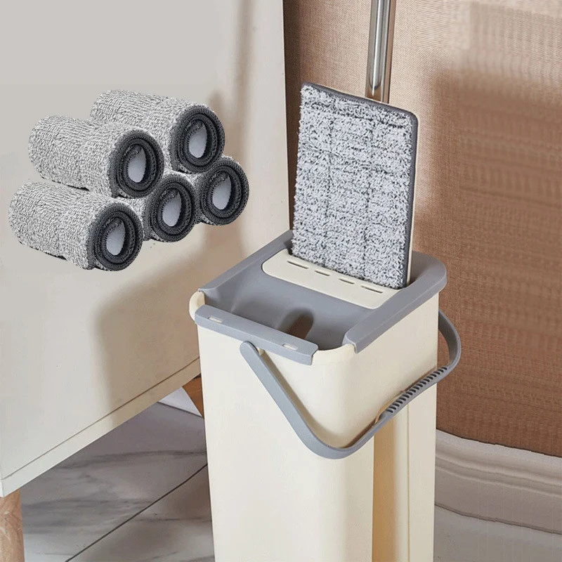 One Mop Flat Mop Wood Floor Mop Rod Swivel Universal - Image 4