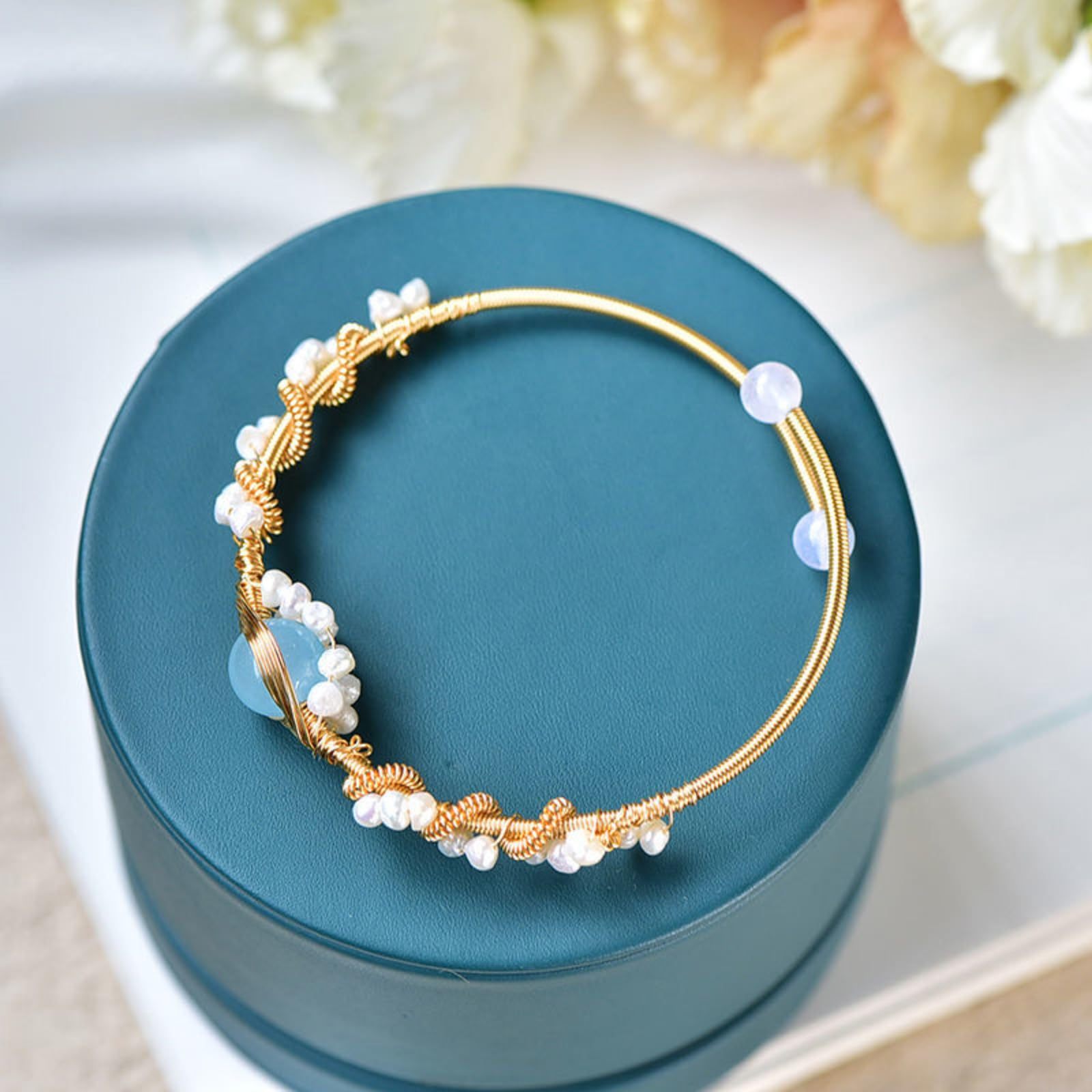 Pearl Bracelets for Women Gold Plating Pearl Bracelet - Image 6