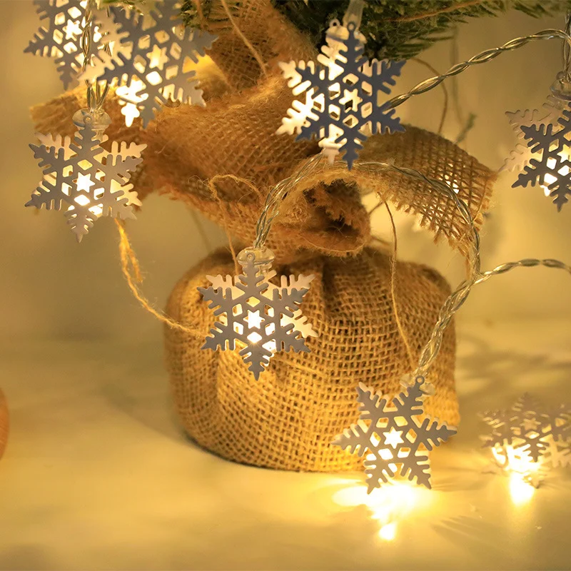Christmas LED Light String Santa Claus Elk Snowman Xmas - Image 3