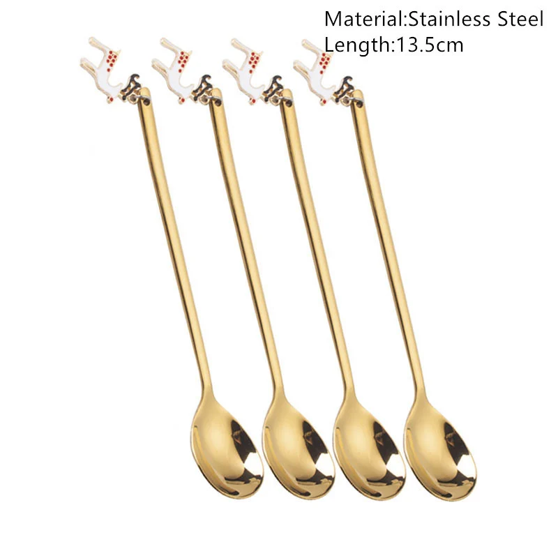 Merry Christmas Spoons Xmas Party Tableware Ornaments - Image 5
