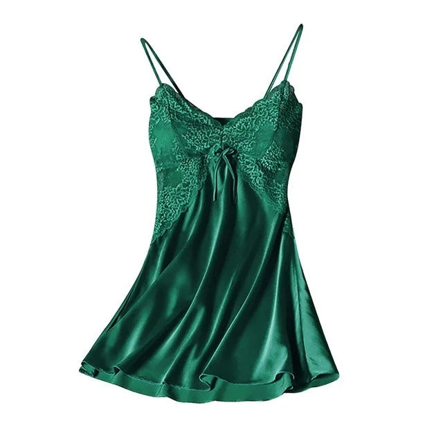 Pijamas Women Pajamas Sexy Lingerie Satin Pajamas Lace Night - Image 8